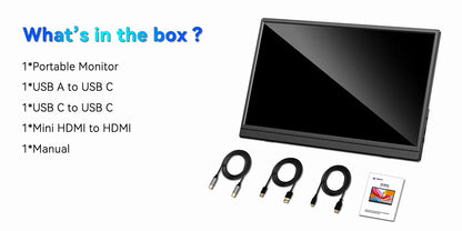Travel-Friendly 15.6 Inch 1080P Gaming Monitor 60Hz Second Screen