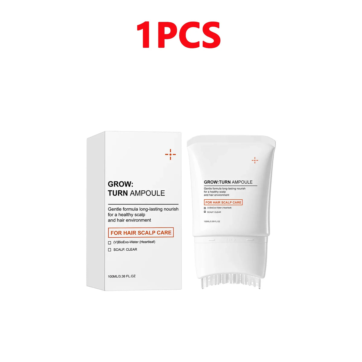 Hair Growth Treatment Minimizes Hair Loss Repair 2026 – Scalp Serum with Integrated Massager Brush 100ml