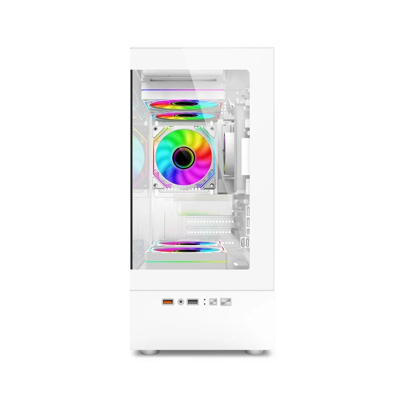 ITX Mini PC Case 240mm Water Cooling MicroATX Chassis