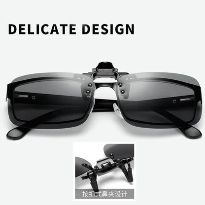 Clip Polarized On Sunglasses - UV 380 Driving Fishing Glasses Color Lenses