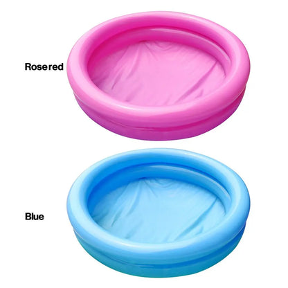 PVC Inflatable Garden Pool for Kids 0-3 Years, Round 60x14cm Puncture Resistant Summer Water Play Basin
