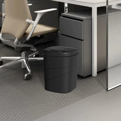 Touchless Sensor Trash Can Battery Powered Hygienic Household