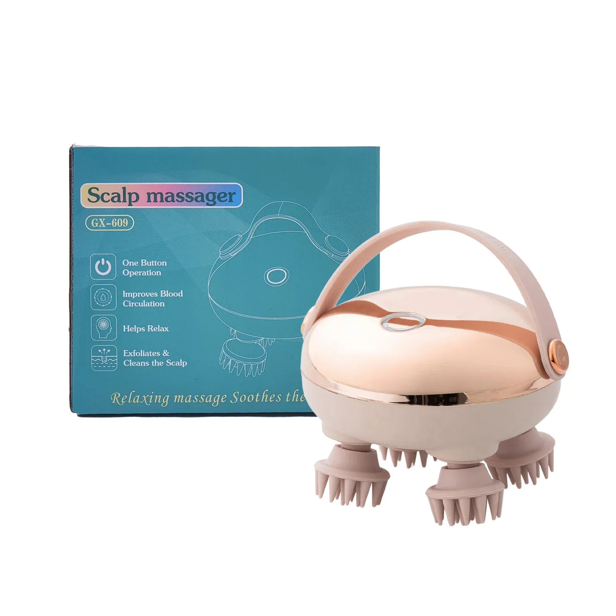 Electric2026 Edition Scalp Massager Battery-Powered Water-Resistant Hand-Held Hair Maintenance Device For Stress Relief Holiday Gift