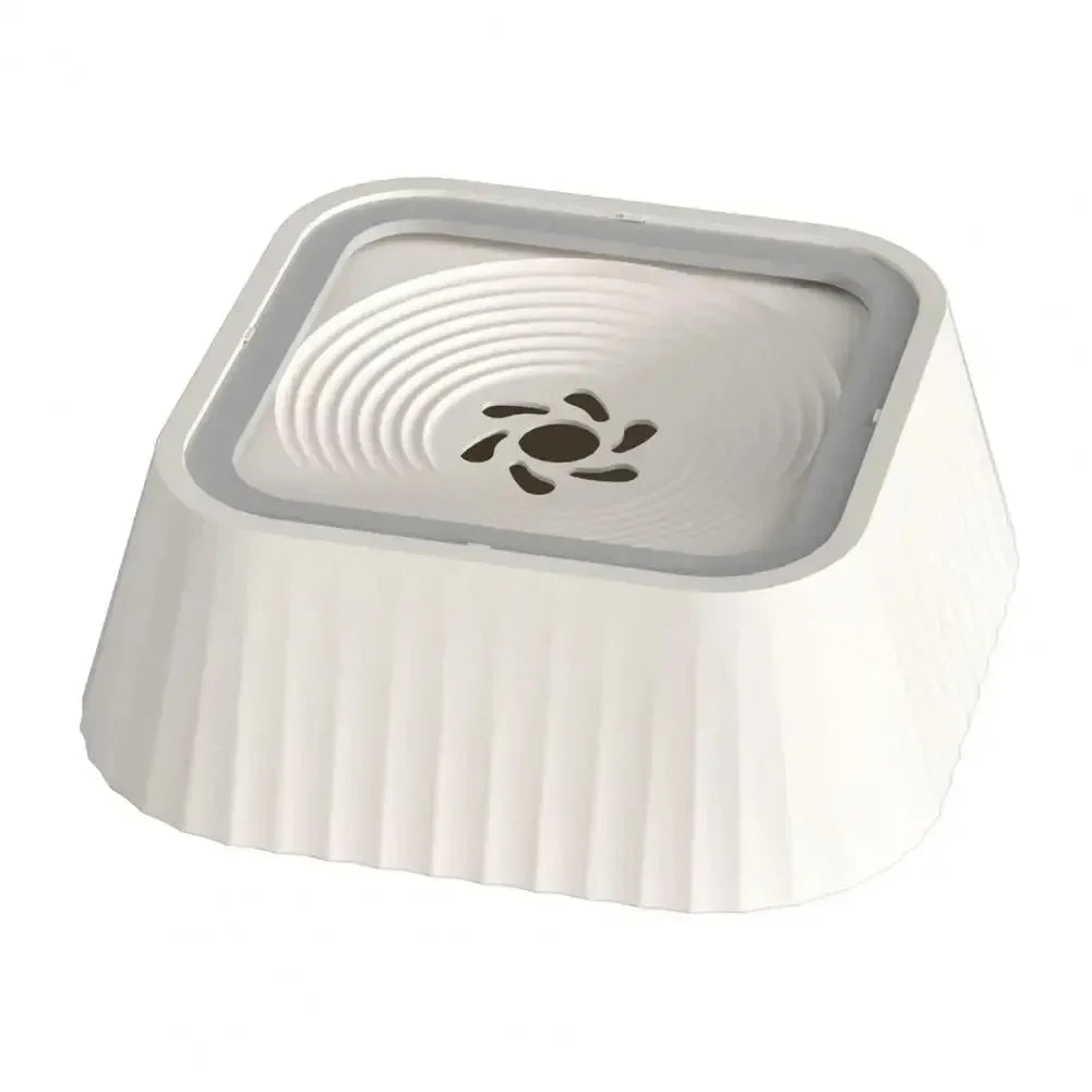 Water Pet Fountain with Floating Plates No Spill Bowl for Dogs