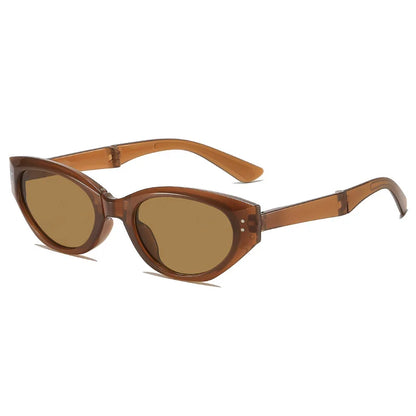 Sunglasses Circular Unisex Foldable Round Eyewear, TikTok Viral Fall 2026 Trendy Accessory