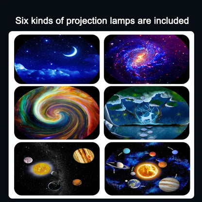 Planetarium Galaxy Night Light Projector - 360° Flexible Star Sky Lamp for Kids