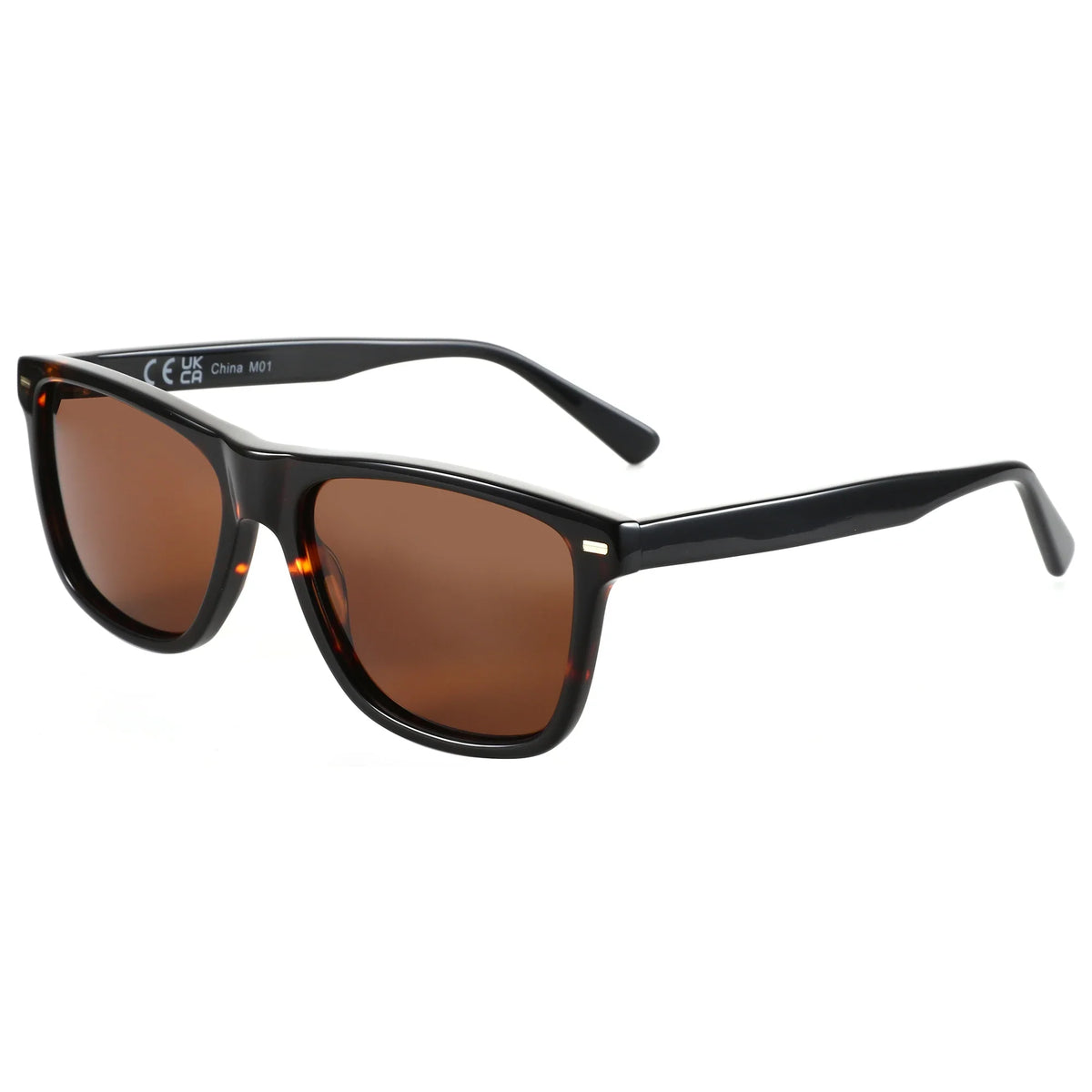 Polarized Sunglasses Square Acetate Frames UV400 Protection Unisex Timeless Design