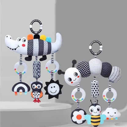 Rattle Baby Stroller Hanging Toy Newborn Sensory Toys