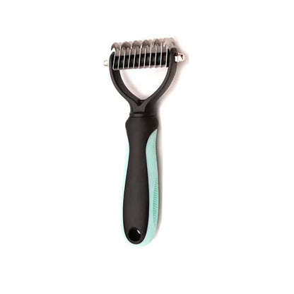 Pet Grooming Maintenance Deshedding Brush for Dogs & Cats - Fur Remover & Knot Cutter Comb