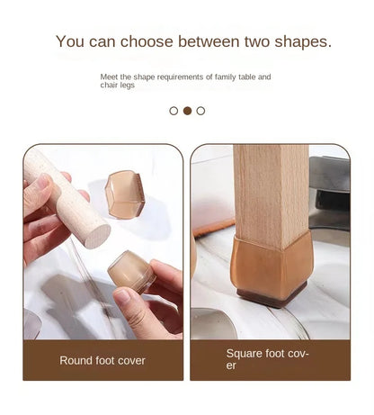 Floor Protectors Chair Feet Leveling Mat 2026 – Silicone Anti-Slip Furniture Leg Pads 16-Pack