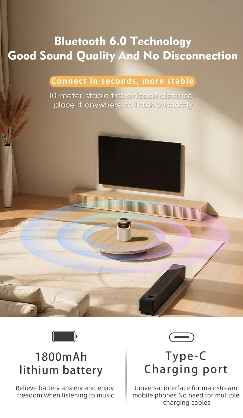 Cordless Charging Station 5 In 1 Magnetic Dock With Bluetooth Speaker Night Light Back To School 2026 Gift