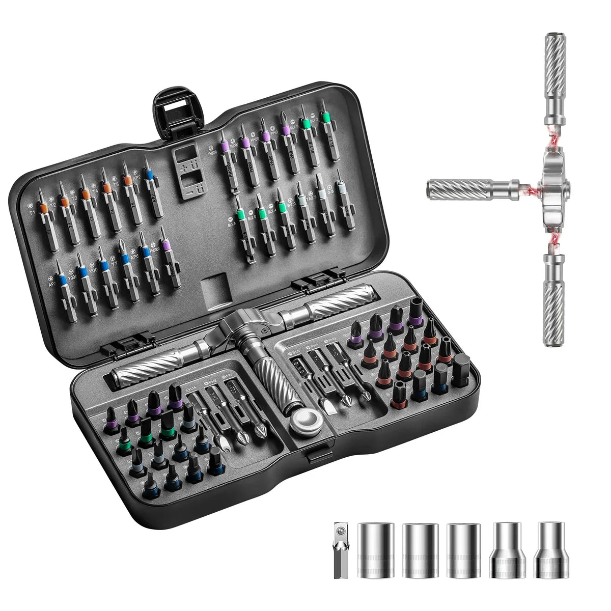 Screwdriver Bit Kit Magnetic Chrome-Vanadium Steel Hand Device Kit For Household Repairs Fall 2025 Gift Idea