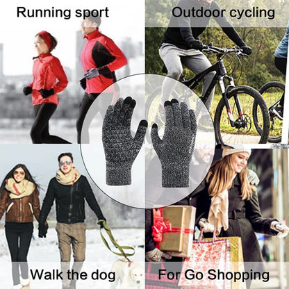 Gloves Winter Thermal Knit Touch Screen Gloves Winter Essentials 2026 Warmth For Running And Driving