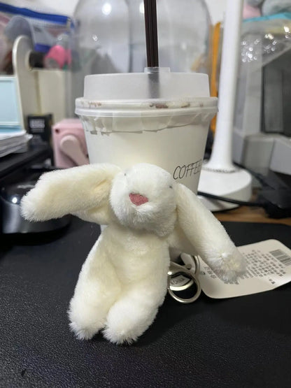 Rabbit Plush Keychain Cute Bunny Bag Charm Plush Gift