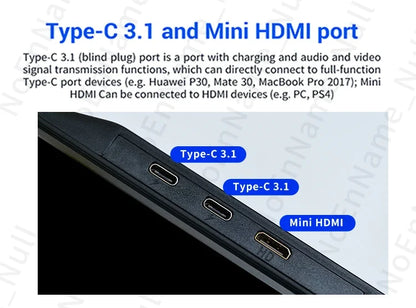Travel-Friendly 11.6 Inch HDMI Monitor 1366x768 Gaming Display