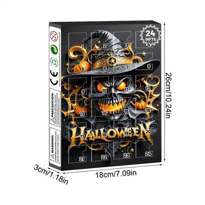 Advent Halloween Calendar 24 Days Tabletop Decor Collectible