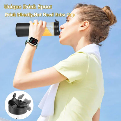 Travel-Friendly Blender 6-Blades Smoothie Maker Summer Essentials 2026 Battery-Powered On The Go Juicer