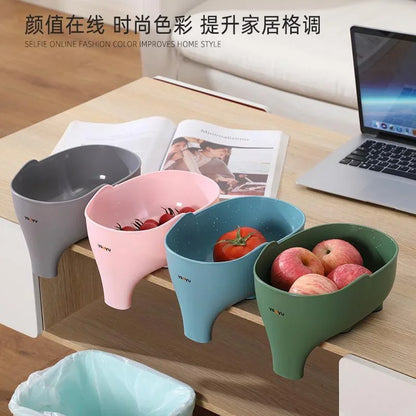 Strainer Sink Basket Elephant Shape Hanging Kitchen Drainer And Veggie Storage Fall 2026 Trend Eco Friendly