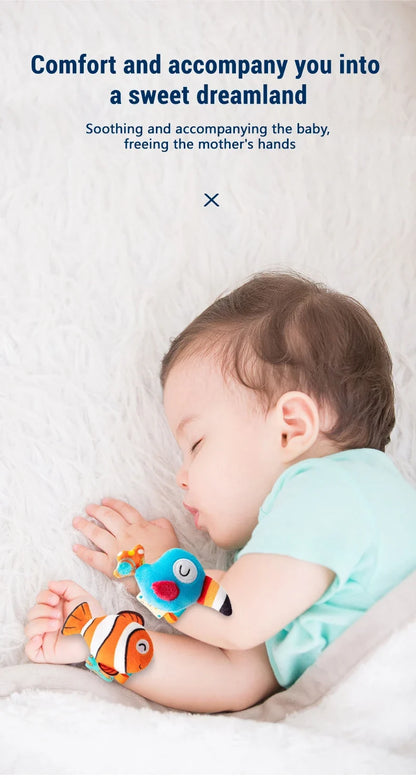 Baby Wrist Rattle Kit Newborn Sensory Toys Soothing Gift