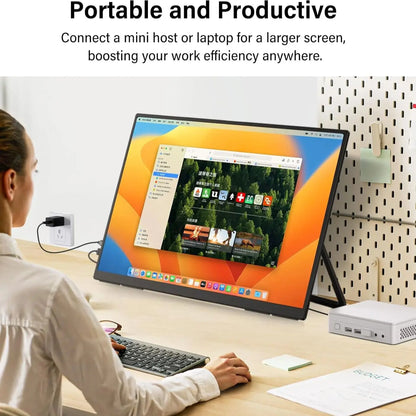 23.8 Inch 100Hz Travel-Friendly IPS Monitor With Eye Maintenance Stand