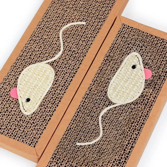 Cat Pet Scratching Board Cat Cardboard Mat for Claw Grinding