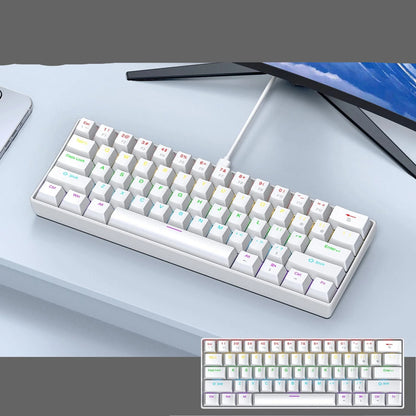 60 Percent Mechanical Mini Keyboard Wired RGB Travel-Friendly