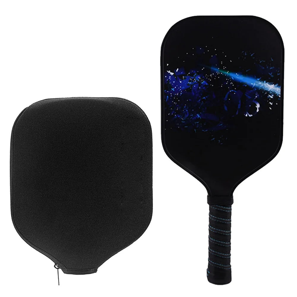 Light Graphite Pickleball Paddle Kit with Fiberglass Face and PP Honeycomb Core for Indoor and Outdoor Play