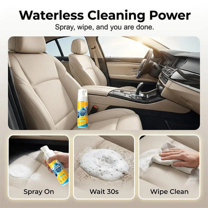 Cleaner Foam 4-In-1 Enzyme 150ml All-Purpose Cleaning Spray Spring 2026 No Rinse Car Interior and Kitchen Lemon Scent