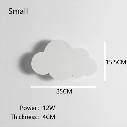 Wall Cloud Lamp Dimmable LED Nursery Light Remote Control Night Light Nursery Bedroom Decor Fall 2025 Cozy