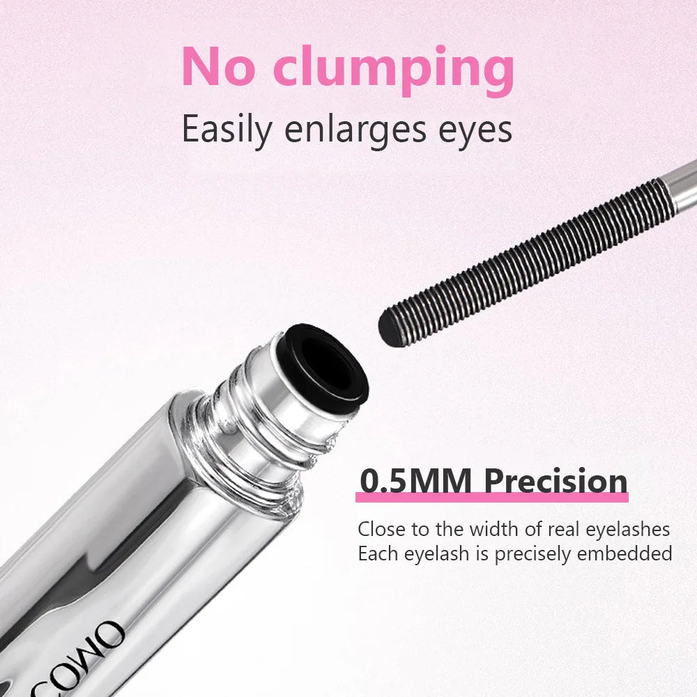 Mascara Water-Resistant Smudge-Proof Long-Lasting Curl Thickening Spiral Brush For Regular Wear Fall 2026 Trend Gift Idea