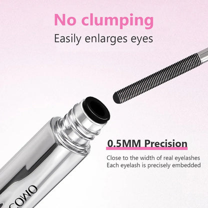 Mascara Water-Resistant Smudge-Proof Long-Lasting Curl Thickening Spiral Brush For Regular Wear Fall 2026 Trend Gift Idea