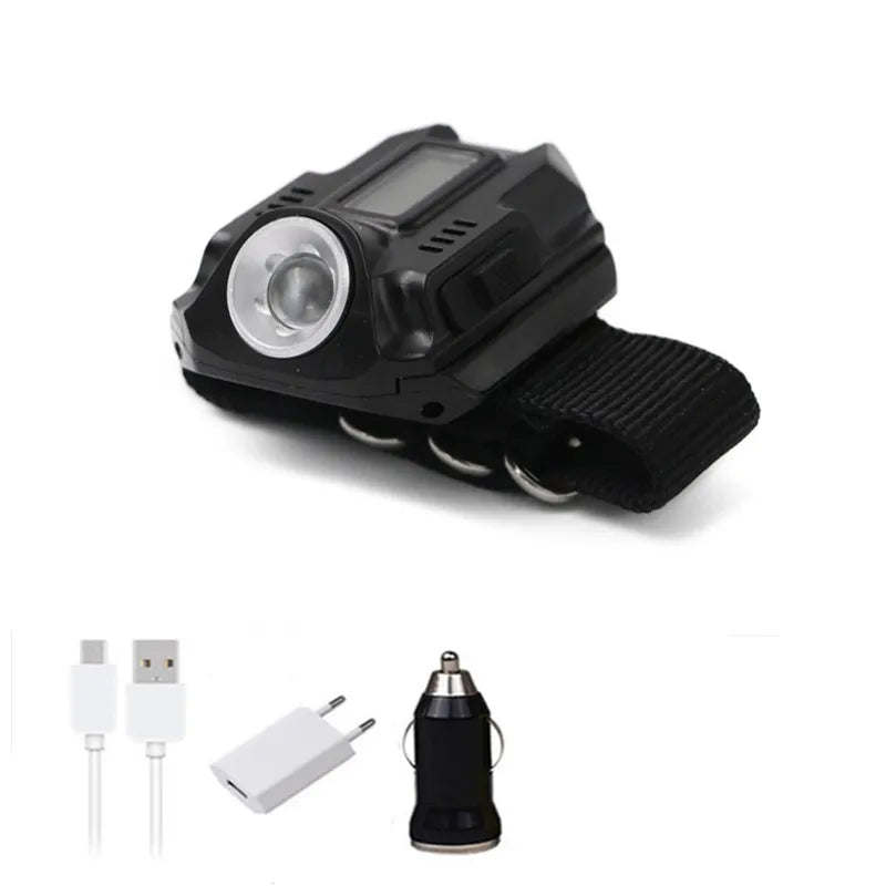 Travel-Friendly Wrist Light USB Battery-Powered Tactical LED Handsfree