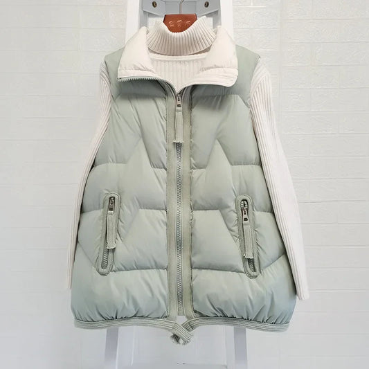 Light Women’s Puffer Vest - Short Relaxed, Duck Down