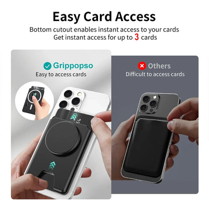 Magnetic2026 Edition Wallet With Expanding Grip For Phones Universal Card Holder Case Anti Scratch And Dustproof Back To School