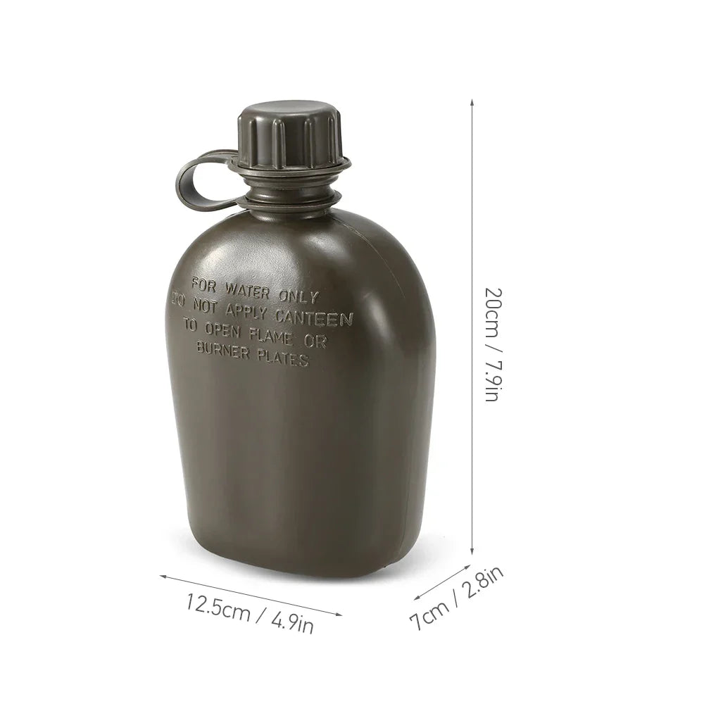 Water Bottle Canteen Fall 2025 Outdoor Hiking Survival Gear Sturdy Leakproof For Camping And Backpacking