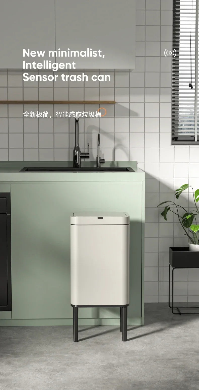 Sensor Smart Trash Can 20L Stainless Steel Waste Bin