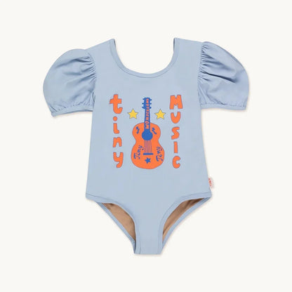 Light unisex one-piece swimsuit - casual cut, nylon, beach & pool wear for kids