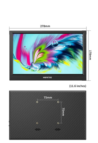 Travel-Friendly Monitor 11.6 Inch HDMI Gaming Second Screen