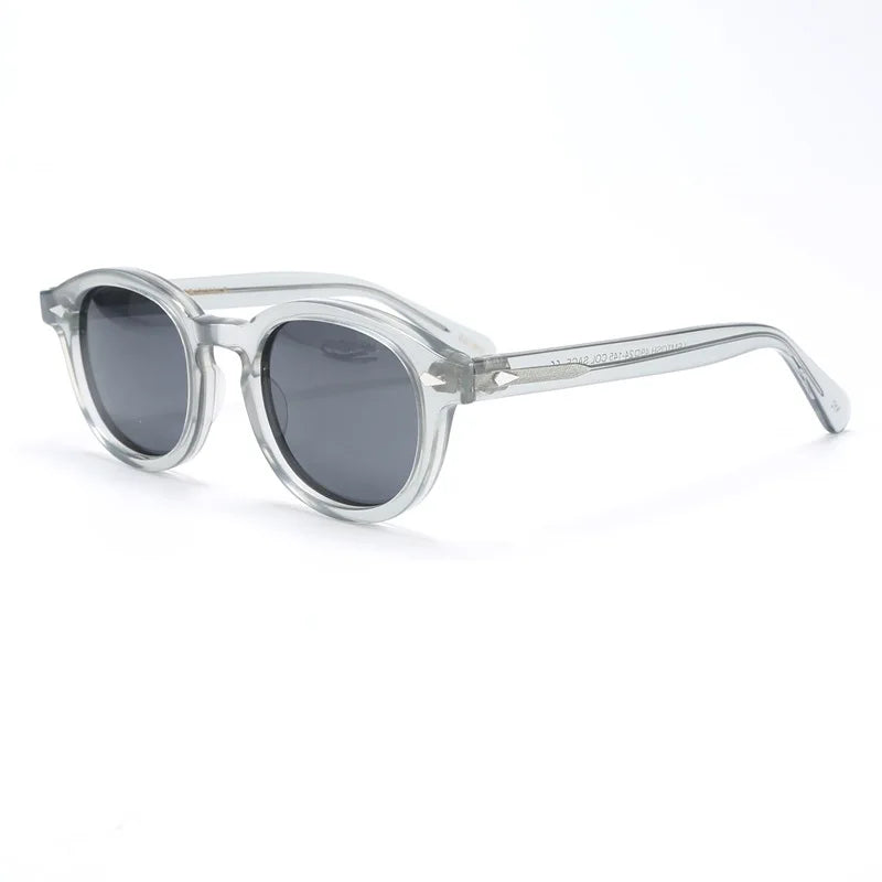 Sunglasses Polarized Vintage Round Acetate Frame Summer 2026 Driving Glare Reduction Gift Idea