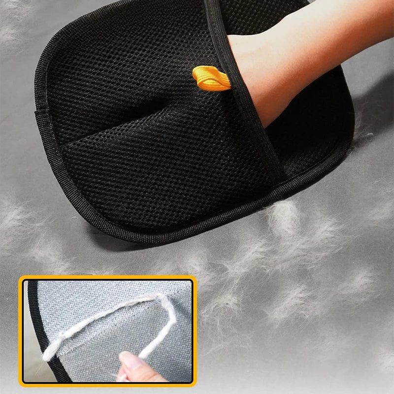 Removes Hair from Furniture and Coat, Cats and Dogs – Double-Sided Pet Grooming Glove