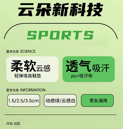 Breathable, Shock-Absorbing, Light Sports Air Insole 2026 – Height Increase Insoles EVA