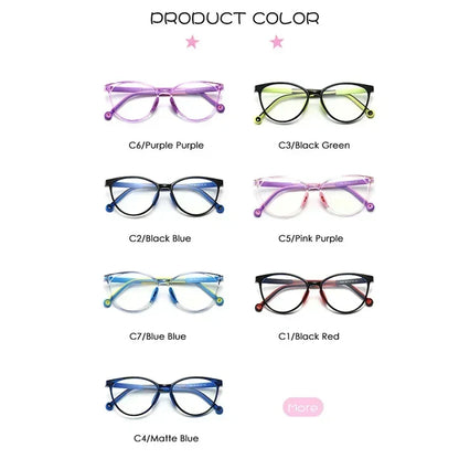 Kids2026 Edition Blue Light Blocking Glasses - Computer Eyewear For Safe Screen Time Back To School