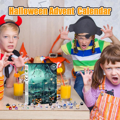 Advent Halloween Calendar 24 Days Tabletop Decor Collectible