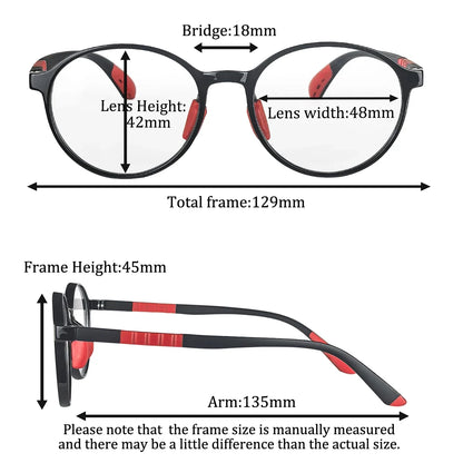 Kids Blue Light Glasses Eyewear TR90 Frame Light Sturdy Back To School 2026 Gift