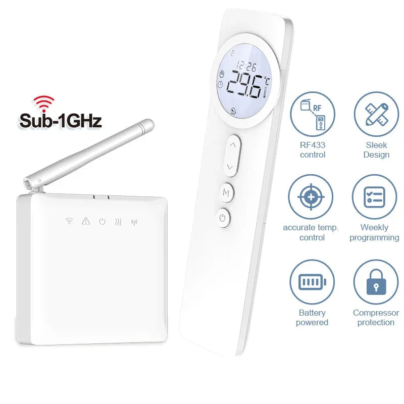 Thermostat Smart WiFi RF433 - Temperature Controller For Gas Boilers And Floor Heating, Fall 2025 Energy Saving