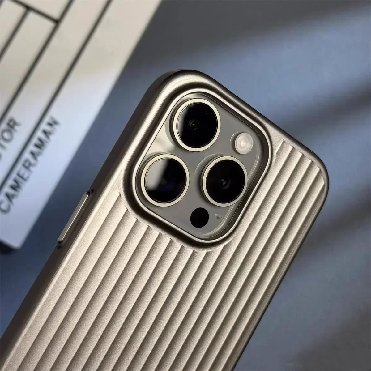 Advanced Electroplated Grille Phone Case for iPhone 16 15 14 Pro Max Plus Deluxe Cover
