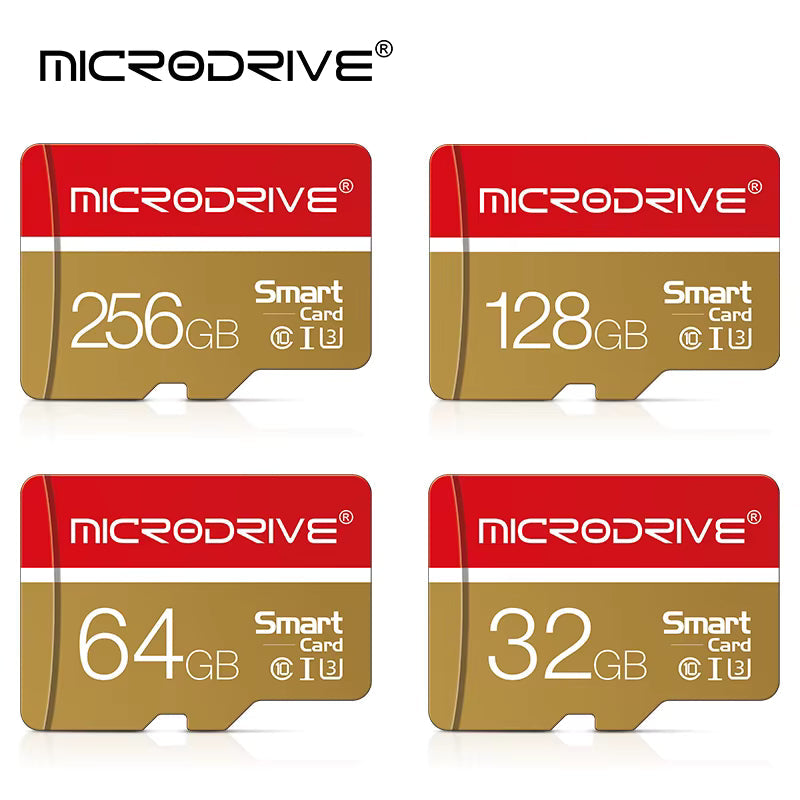 MicroSD MicroDrive Card Class 10 UHS-I U3 Memory Card High Speed TF Card