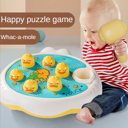 Montessori Cartoon Whac-A-Mole Game - Educational Toddler Toy for Parent-Child Bonding, Fun Animal Theme Activity, Great Birthday Gift