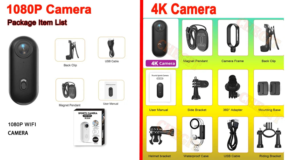 Camera Action Mini 4K 1080P Helmet And Bike Mount WiFi Full HD Sports Cam Summer 2026 Gear For Action Sports