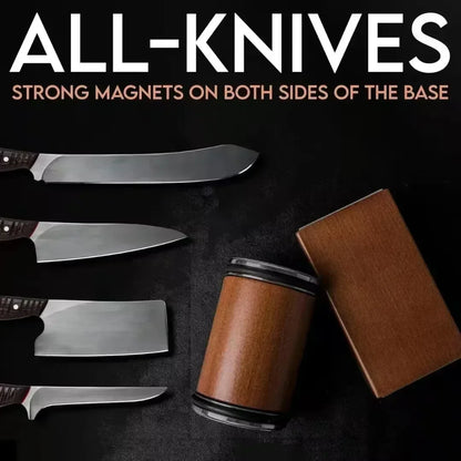 15° & 20° Angle Roller Kitchen Device 2026 – Rolling Diamond Knife Sharpener Kit with Magnetic Holder